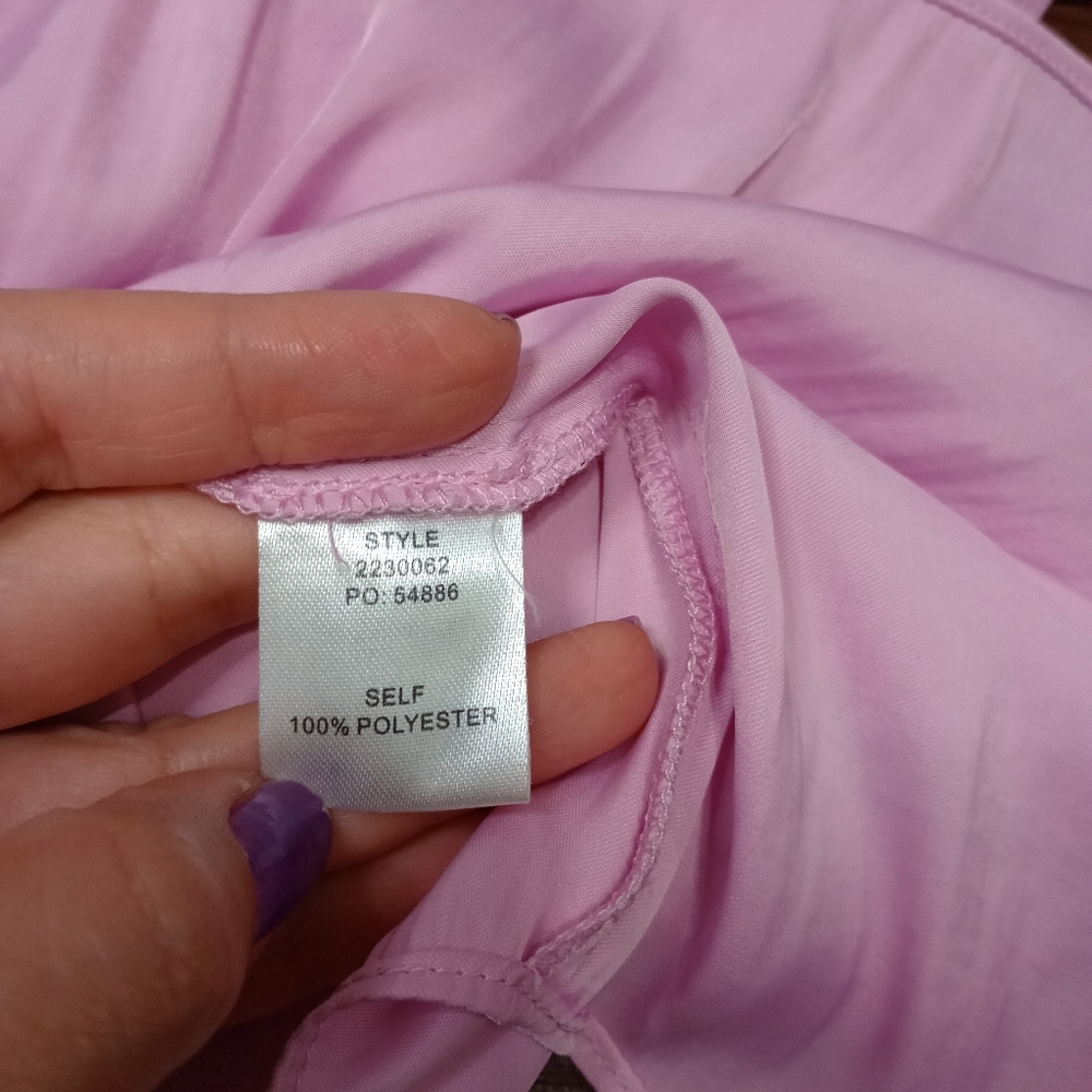 Current Air Split Neck Tie Blouse - image 6